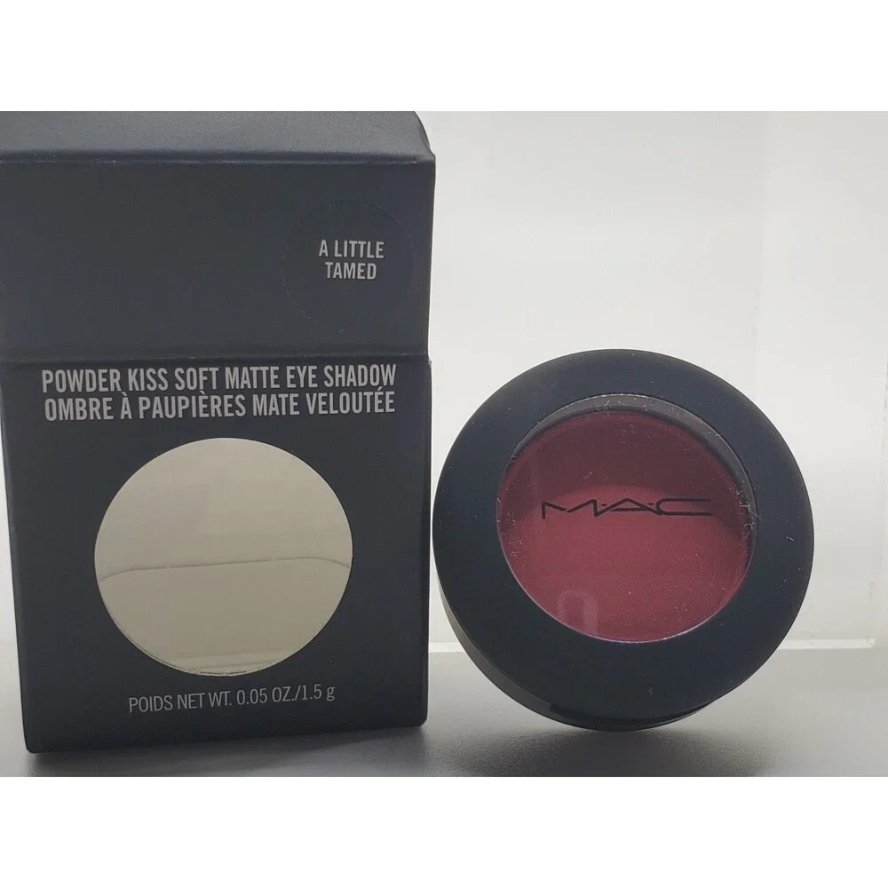 MAC A LITTLE TAMED Eye Shadow ~ Powder Kiss Petal Pink Matte~ NIB